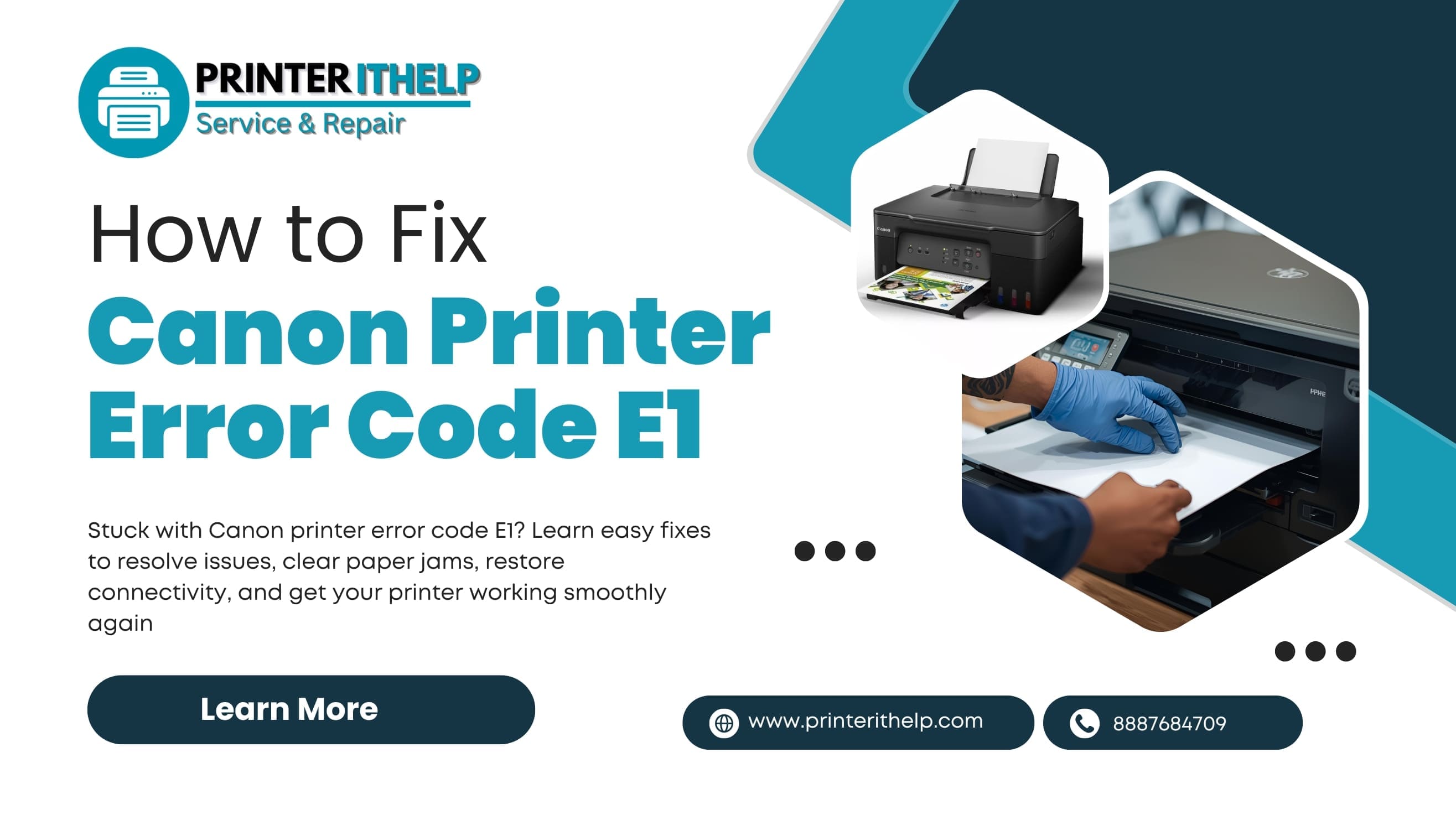 Canon Printer Error Code E1
